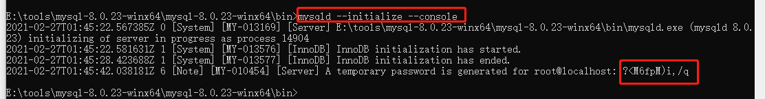 win10下安裝mysql8.0.23 及 “服務(wù)沒有響應(yīng)控制功能”問題解決辦法