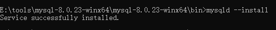 win10下安裝mysql8.0.23 及 “服務(wù)沒有響應(yīng)控制功能”問題解決辦法