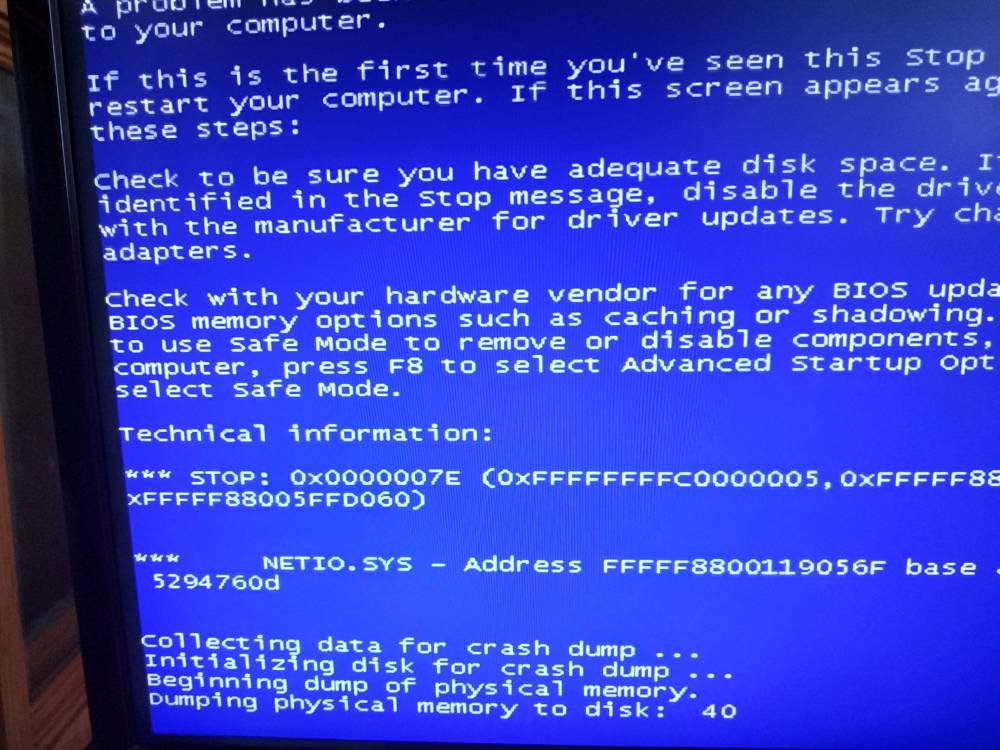 Win7旗艦版藍屏代碼netio.sys要怎么解決？