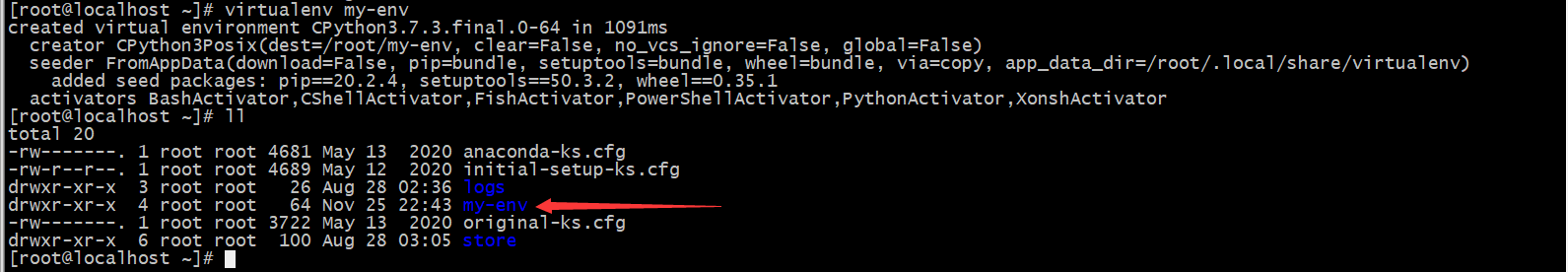 Python虛擬環境virtualenv創建及使用過程圖解