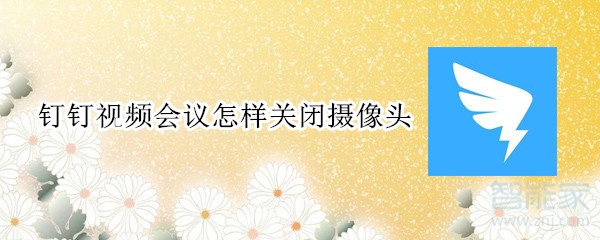 釘釘視頻會議怎樣關閉攝像頭