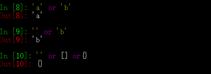 通過實例解析python and和or使用方法