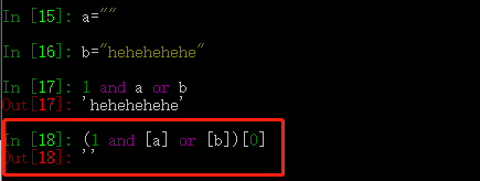 通過實例解析python and和or使用方法