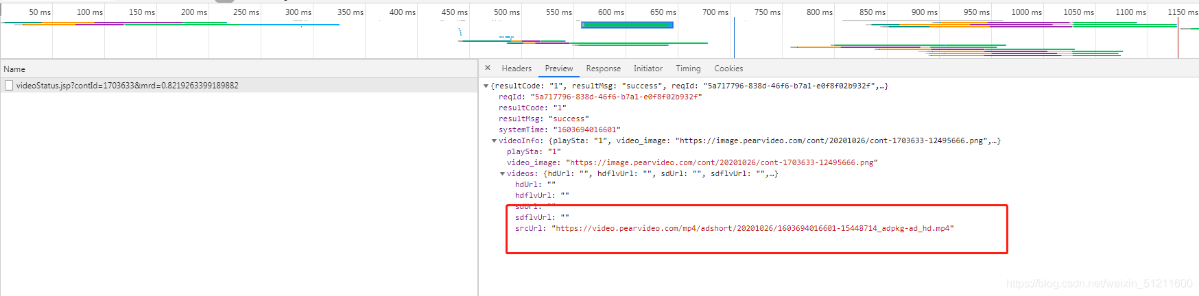 基于python爬取梨視頻實現過程解析