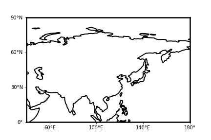 python Cartopy的基礎(chǔ)使用詳解