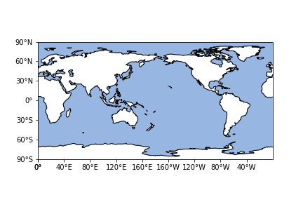 python Cartopy的基礎(chǔ)使用詳解