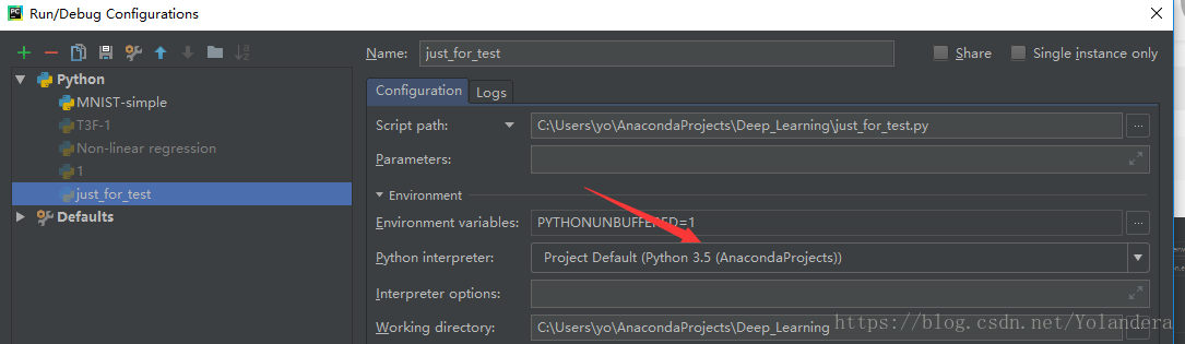 python 中關(guān)于pycharm選擇運(yùn)行環(huán)境的問題