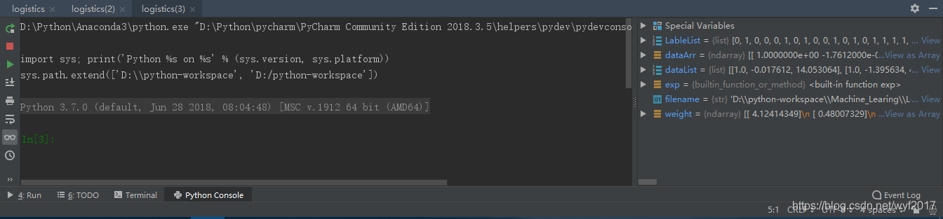Pycharm中如何關(guān)掉python console