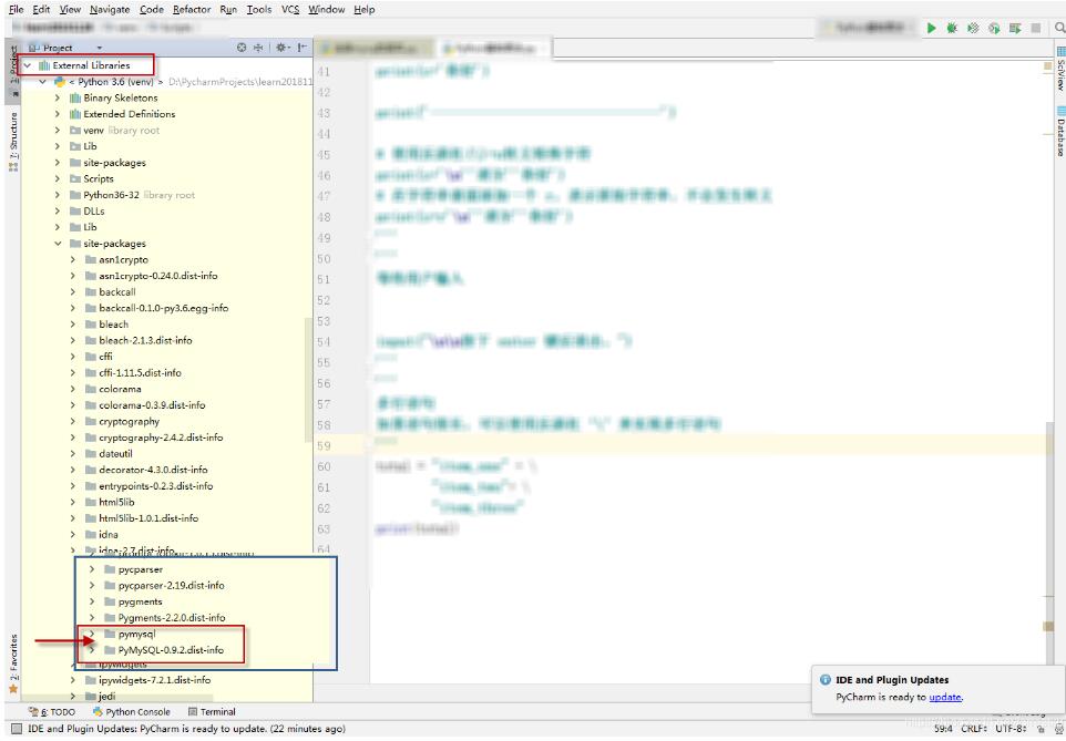 Python使用pycharm導(dǎo)入pymysql教程