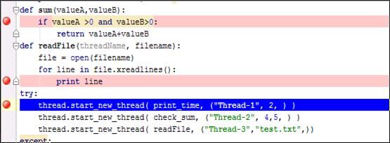 Python 代碼調試技巧示例代碼