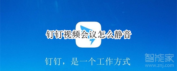 釘釘視頻會議怎么靜音