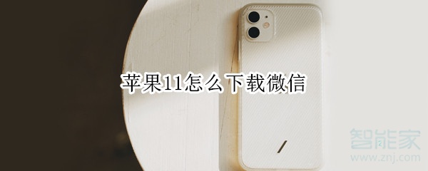 蘋果11怎么下載微信