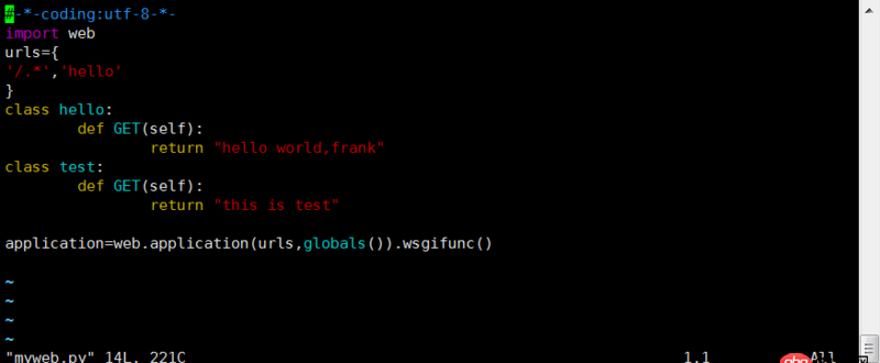 python - linux 下用wsgifunc 運(yùn)行web.py該如何修改代碼