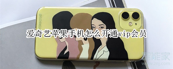 愛奇藝蘋果手機(jī)怎么開通vip會員