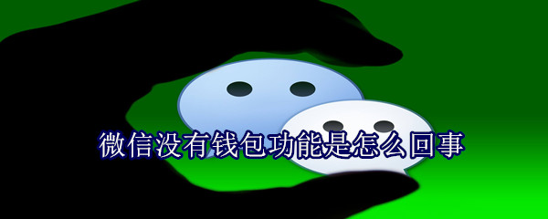 微信沒有錢包功能是怎么回事