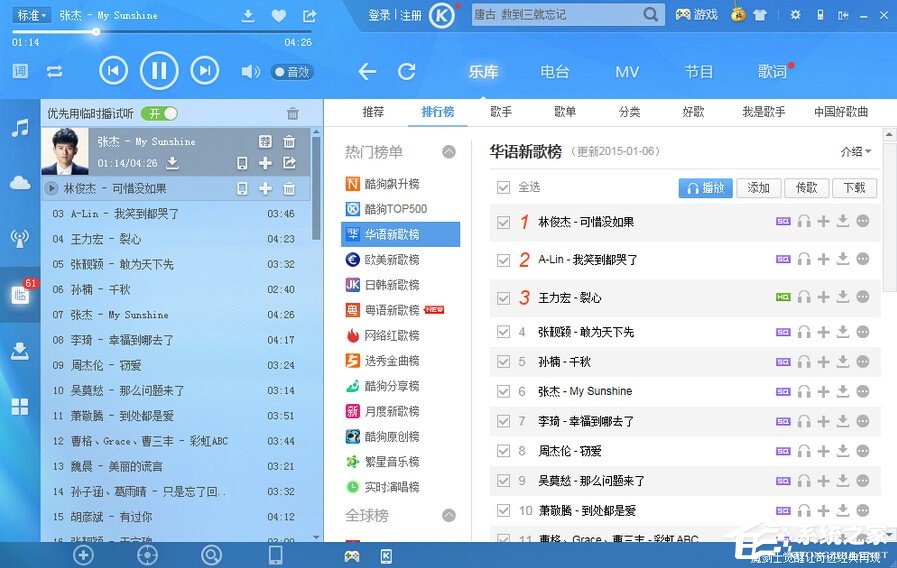 酷狗音樂(lè)怎么開啟臨時(shí)播？酷狗音樂(lè)臨時(shí)播開啟方法