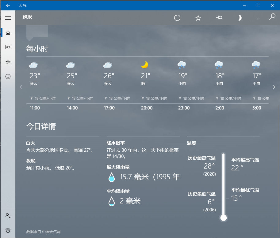 Win10系統怎么設置桌面時間日期和天氣顯示？