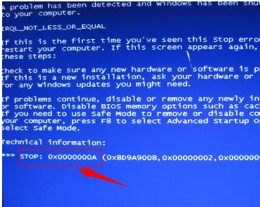 Win10系統電腦藍屏0x0000000A怎么辦？電腦藍屏代碼0x0000000A解決方法