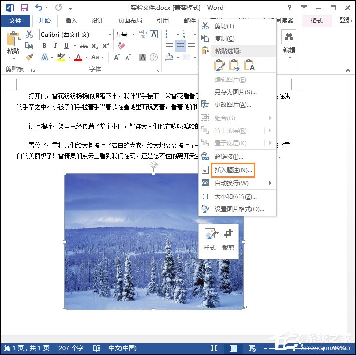 Word怎么給圖片加注釋？怎么在Word圖片下面插入注釋