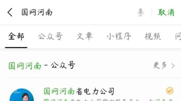 在網(wǎng)上手機微信上怎么查詢每月電費用電量河南省