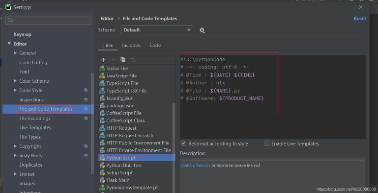 Python 添加文件注釋和函數注釋操作