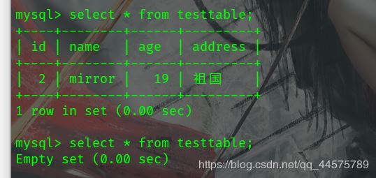 Python連接Mysql進行增刪改查的示例代碼
