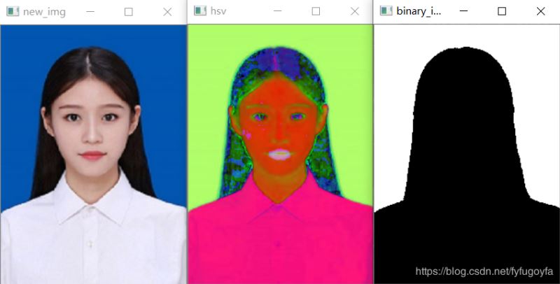 Python 利用OpenCV給照片換底色的示例代碼