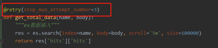 Python操作Elasticsearch處理timeout超時