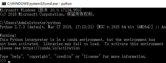 如何通過(guò)命令行進(jìn)入python