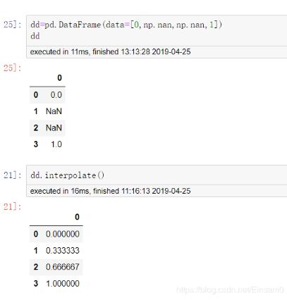 python線性插值解析