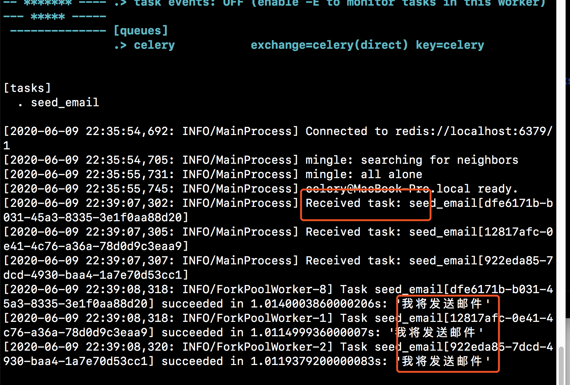 Python celery原理及運行流程解析