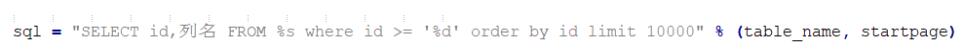 python 在sql語句中使用%s,%d,%f說明