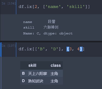 Python Dataframe常見索引方式詳解