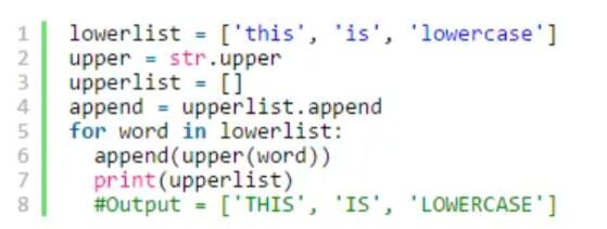 python函數調用,循環,列表復制實例