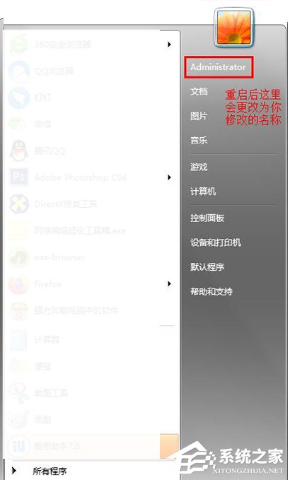 win7怎么更換系統管理員名稱？win7修改管理員名稱的方法