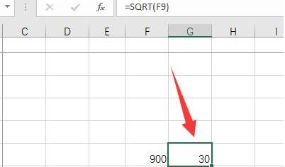 excel計算平方根數值方法介紹
