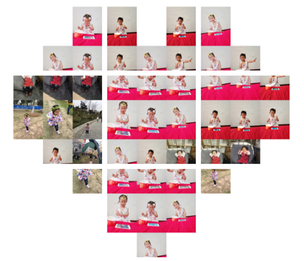 朋友圈愛心形配圖怎么做 微信朋友圈九宮格心形拼圖教程