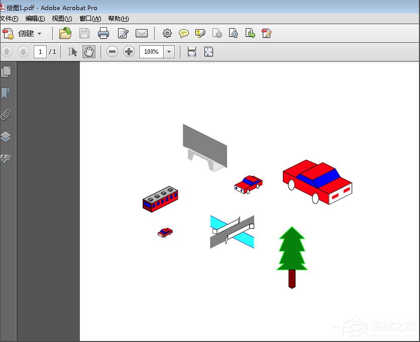 Win7將VSD文件轉換為PDF文件的方法