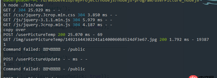 node.js - win7下用nodejs使用gm出錯