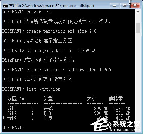 Win10如何使用DiskPart工具為硬盤進行GPT分區？