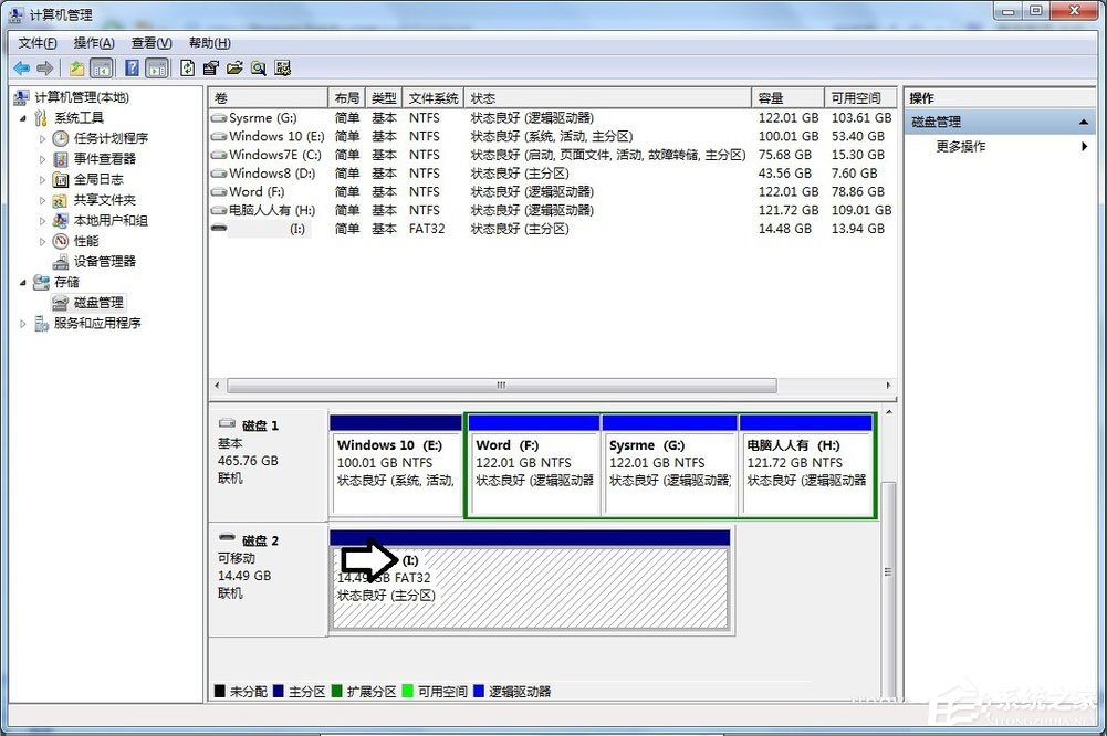 Win7不顯示移動硬盤怎么辦？