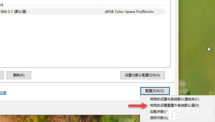 Windows10如何正確配置顯示器顏色配置文件？