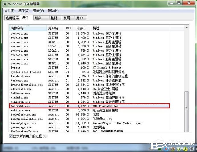 Win7系統(tǒng)wmiprvse.exe占用cpu高如何禁用？