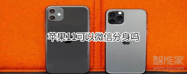 蘋果11可以微信分身嗎