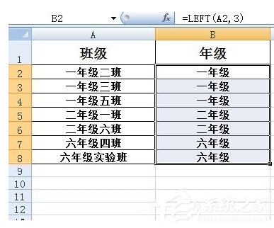 Excel中如何使用Left函數(shù)？