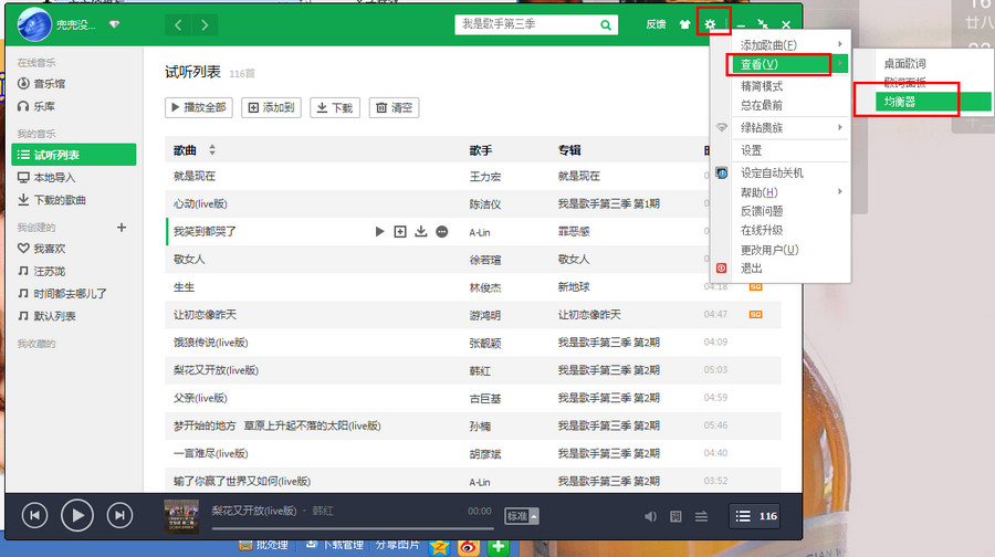 qq音樂如何設置參數(shù)_qq音樂參數(shù)設置方法分享