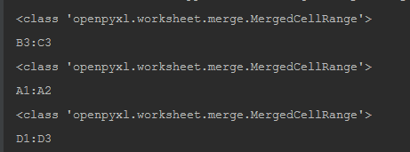 python使用openpyxl讀取合并單元格的值