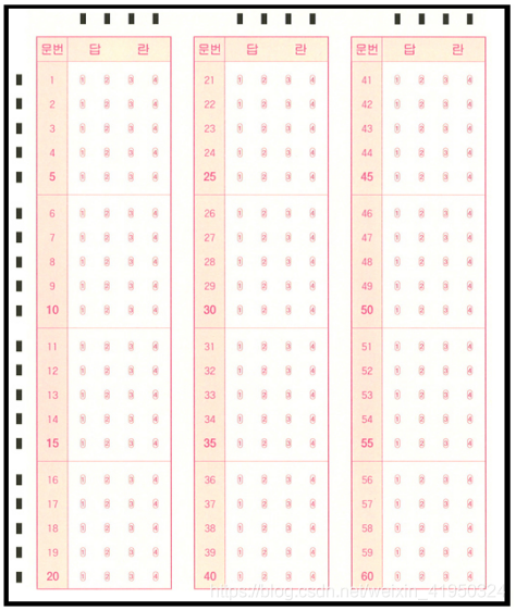 python利用opencv如何實現答題卡自動判卷
