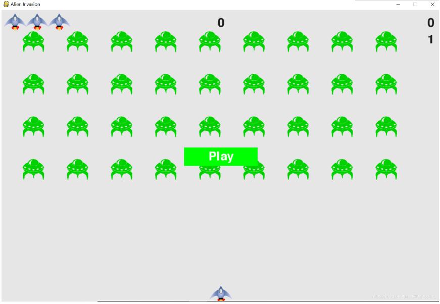 python實(shí)現(xiàn)飛船大戰(zhàn)