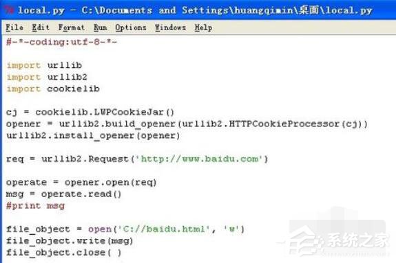 Python 2.7如何將網頁內容存到本地？